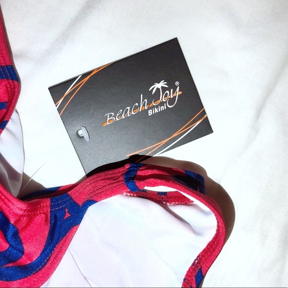 ❌SOLD❌Beach Joy One Piece Snake Swirl Print Bikini - Picture 5 of 5